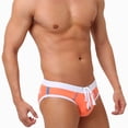 thumbnail image 5 of Ketyyh-chn99 Swim Men Brief Men's Tigh Swimming Briefs Trunks Swimwear Swimsuit Man Beach Short Men Swim Suit Orange,2XL, 5 of 5