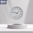thumbnail image 2 of Reloj Análogo de Pared Minimalista blanco, 2 of 9