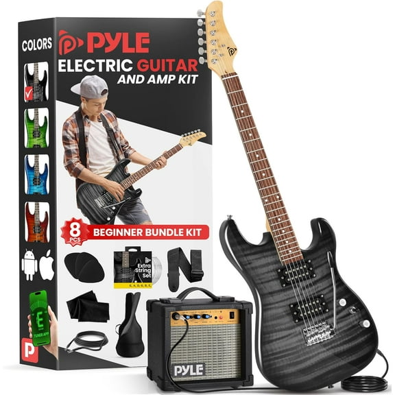 6-String Electric Guitar Kit- Includes Amplifier with Accessory Kit
