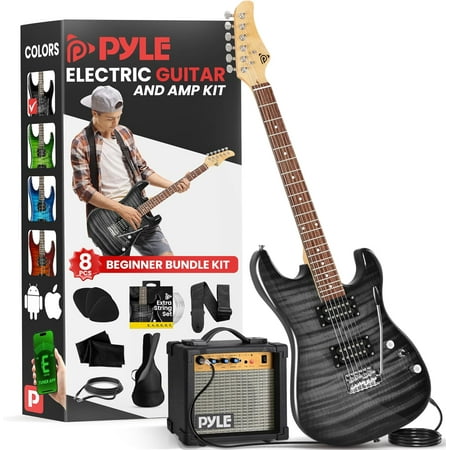 6-String Electric Guitar Kit- Includes Amplifier with Accessory Kit