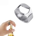 thumbnail image 5 of Anillo abridor de cerveza creativo, abridor de botellas de cerveza, barra de acero inoxidable, herramienta de cerveza, abridor de botellas portátil con anillo para dedo, 1 Uds., 5 of 5