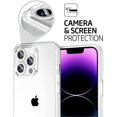 thumbnail image 4 of Phone Case Compatible for iPhone 14 Pro, Clear Case Shockproof Protective Bumper Slim Cover for 6.1 Inch 2022 Release, 4 of 10