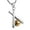 Silver&Gold, variant on HZMAN Baseball and Baseball Bat Cross Sports Stainless Steel Pendant Necklace 22+2'' Chain (Basketball - Black)