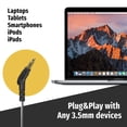 thumbnail image 5 of Auriculares con cable sinfonizados con micrófono - 90% de cancelación de ruido Auriculares con micrófono, auriculares internos con cable para computadora y teléfono, auriculares con conector de 3,5 mm, 5 of 5