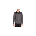 thumbnail image 1 of Kenneth Cole Mens Mixed-Media 1/4 Zip Hoodie Sweatshirt, Grey, XX-Large, 1 of 1