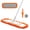Orange, variant on JEHONN Microfiber Dust Mop with 1 Pad for Wet Dry Floor Cleaning (Orange)