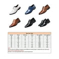 thumbnail image 2 of Avamo Mens Nonslip Dress Shoes Solid Color Oxford Shoe Work Smooth Round Toe Oxfords White 5.5, 2 of 7