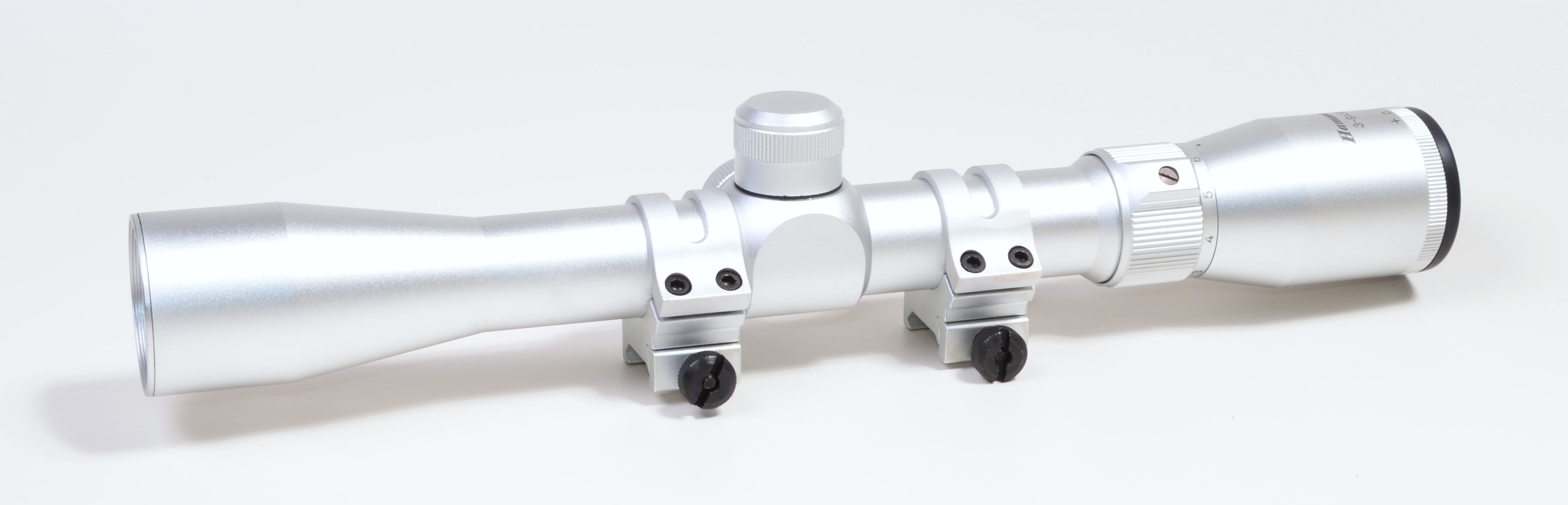 Hammers Stainless Chrome Silver Riflescope 39x32 with Weaver Base