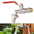 thumbnail image 2 of Quick Open Faucet Anti Leaking Brass Single Cold External Thread Washing Machine Faucet Water Tap, 2 of 6