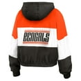 thumbnail image 3 of Women's WEAR by Erin Andrews Black/Orange Cincinnati Bengals Color Block Full-Zip Windbreaker Jacket, 3 of 3