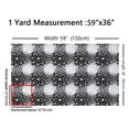 thumbnail image 3 of Feelyou Abstract Floral Flower Fabric by the Yard 2 Yards, Grey Black Home Decor Fabric by the Yard, Chic Minimalst Sewing Fabric, Ultra Soft Home Decor, 3 of 6