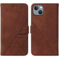 thumbnail image 5 of for iPhone 13 Wallet Case/iPhone 14 Case Wallet,[Kickstand] [Wrist Strap] [Card Holder Slots] TPU Interior Protective Leather Flip Cover for iPhone 14/13 (Brown), 5 of 14