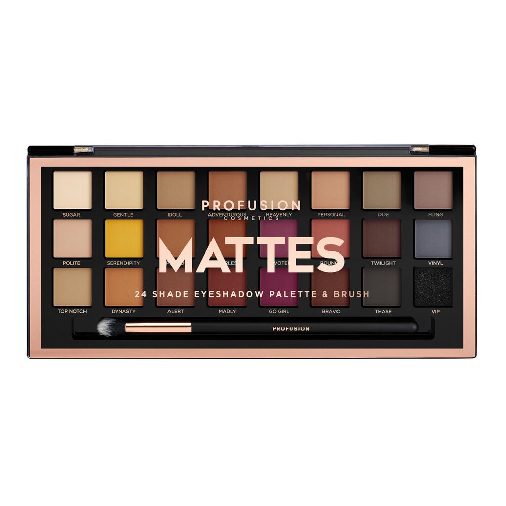 Profusion Cosmetics Shadow Mattes 24 Shade Palette