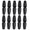 Black single hole, variant on WIND LAND 10Pcs Wooden Buttons Single Hole Sewing Button Fasteners For Garments Bag