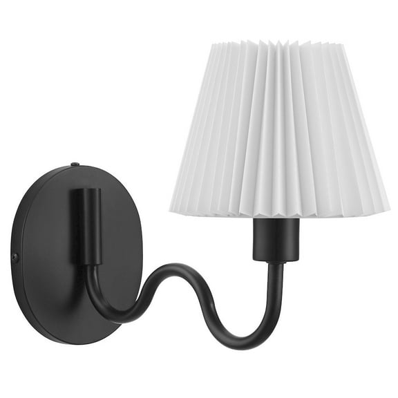 Wave Wall Sconce in Black