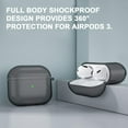 thumbnail image 5 of Valkit Compatible AirPods 3 Case Soft Silicone Clear Airpods 3rd Generation Case with Keychain, 5 of 6