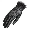 thumbnail image 2 of Coofit Gants Courts à Imprimé Léopard : Gants de Costume Doux et Tendance, Gants de Fête pour Femmes, 2 of 10