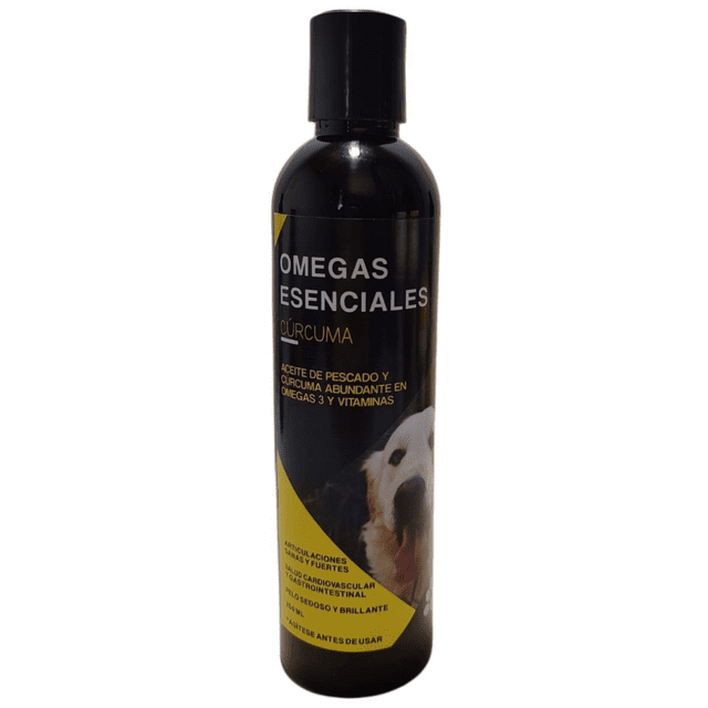 Aceite de Pescado SPM Superalimentos Para Mascotas Omegas Cúrcuma 250 ml