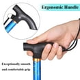 thumbnail image 4 of Bleiou Folding Cane Adjustable Walking Stick Lightweight Portable Hand Walking Cane for Men & Women, Canes for Seniors, 4 of 7