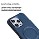 thumbnail image 3 of KIGC For iPhone 16 Pro Max Case Compatible with MagSafe Litchi Texture Leather Coated PC+TPU Phone C, 3 of 5