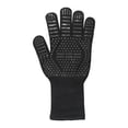thumbnail image 2 of Sports Outdoors Camping Hiking BBQ Barbecue BBQ Barbecue Meat Oven Microwave Barbecue Resistance High-temperature Glove Non-slip Silicone Anti-burn Glove Glove Heat Insulation Anti-scalding Black, 2 of 5