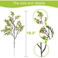 thumbnail image 2 of Bexikou 10 Pcs Babys Breath Green Flowers,Green Faux Gypsophila Bouquet,Fake Silk Flowers for Home Decor Spring Floral Arrangement Table Centerpieces, 2 of 7