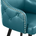 thumbnail image 4 of Meridian Furniture  bosa Soft Blue Vegan Leather Counter Stool (Set of 2), 4 of 8