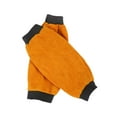 thumbnail image 5 of Dualoai 2 Pieces PU Leather Welding Sleeves Welding Arm Guard for Industrial Camping Yellow, 5 of 9