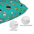 thumbnail image 5 of Kll Sushi Pillow Covers Envelope Closure,Super Soft And Cozy Fuzzy Fleece Pillow Case Cover 20"X30", 5 of 9
