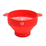 Weight Watchers Elmsley Silicone Microwave Popcorn Popper Bowl in Red
