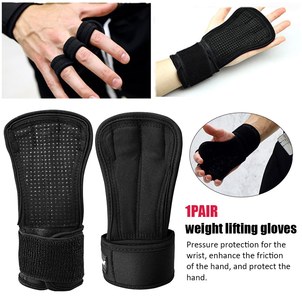 Details about   Hand Wrist Support Sleeve Palm Protector Gym Fitness Gloves Pain Relief Straps 