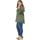 thumbnail image 4 of BluTop Cuello Redondo Mangas Raglán TalExtPaMujer Verde XXL, 4 of 7