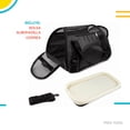 thumbnail image 4 of Mochila Bolsa Transportadora Poli Pets Jaula Mascota Mediana Viaje MED negro 15 cm x 15 cm, 4 of 8