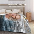 thumbnail image 3 of Custom Memorial Blanket for Loss of Loved One - A Letter from Heanven Sympathy Blanket Loss of Dad Mom Husband Wife Friend in Loving Memory Blanket Personalized A Blankets, 3 of 5