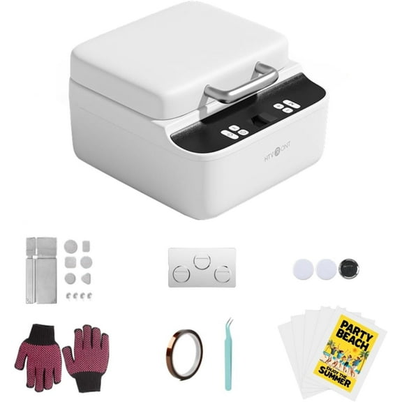 HTVRONT H17 Phone Cases Heat Press - Automatic Vacuum Heat Press Machine for Phone Cases- Sublimation Press for Custom Phone Case, Badges, Coasters, Includes Film & Fixture (Compatible with Android)