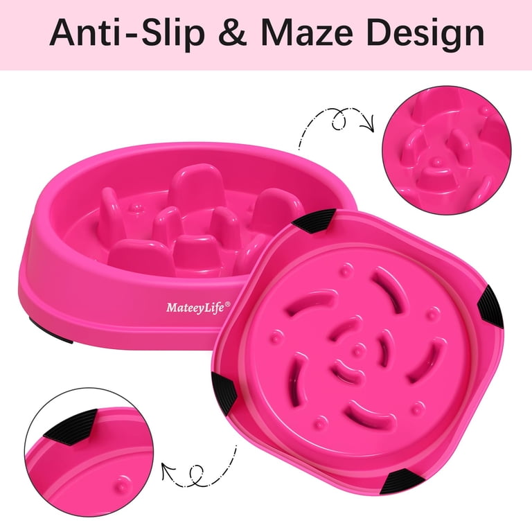 MateeyLife Slow Feeder Dog Bowl, Maze Pattern, Non-Slip photo 4