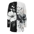 thumbnail image 5 of Pyhlmscde Womens Long Cardigan Lightweight Sweater Open Front Long Sleeve Outfits with Pockets, Flower Sweaters for Women, Floral Cardigan for Women, Open Cardigans for Women Lightweight, 5 of 5
