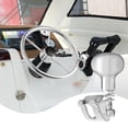 thumbnail image 4 of Manija de la potencia del volante del acero inoxidable 360 ​​grados Gorra de agarre de la bola de la bola de la bola de la bola de las barras de mar del kayak Accesorios de Spinner AweSitey VI001889-00, 4 of 7