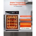 thumbnail image 3 of KFFKFF Electric Hot Box Food Warmer, 4-Tier Commercial Warming Cabinet with Water Tray, Single-Door Design and Adjustable Shelves, Stainless Steel Food Heating Cabinet for Restaurants, Kitchens, 3 of 9