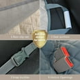 thumbnail image 6 of Kurgo Dog Car Seat Cover, Pet Bench Seat Covers, Hammock Style Car Cover, Water Resistant, Scratch proof, Cars, 55 Inches, Heather Hammock (Heather Charcoal Grey, 55"), 6 of 6