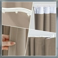 thumbnail image 6 of DONGPAI Room Divider Curtains Blackout Privacy Curtain Flexible Ceiling Track Thermal Insulated Noise Reduction Curtains for Living Room Bedroom Partition Separator, 1 Panel, Khaki, 100"x 84", 6 of 10