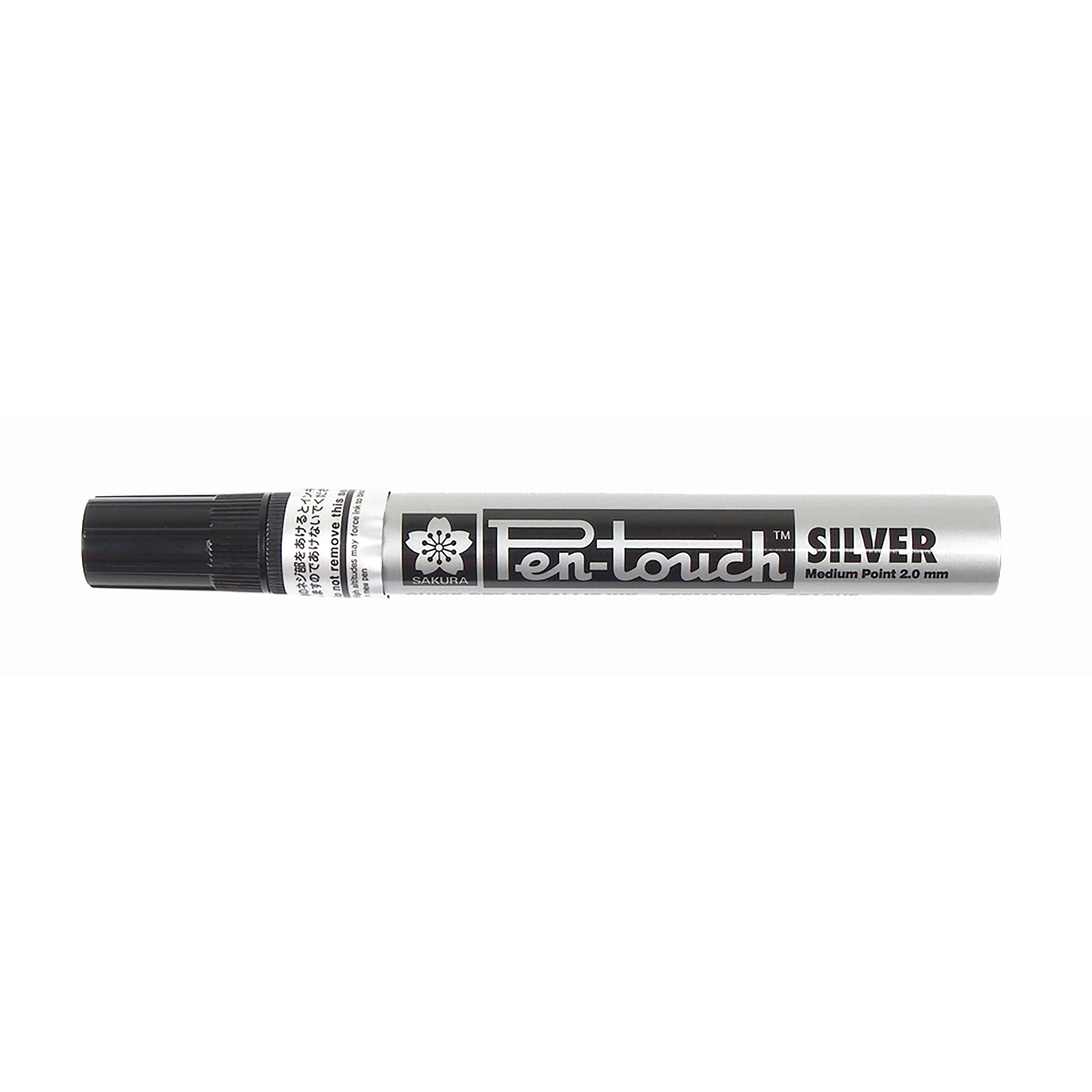 Sakura Pen Touch Marker 1.0mm WHITE  permanent paint x 12 pcs Fine point 