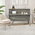thumbnail image 5 of Northampton Full Wood Murphy Bed Desk with Mattress & Built-in Charger in Gray, 5 of 10