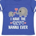 thumbnail image 4 of Inktastic Best Nanny Ever Grandchild Boys or Girls Toddler T-Shirt, 4 of 5