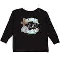 thumbnail image 3 of Inktastic It's My 1st Easter with Cross and Flowers Boys or Girls Long Sleeve Toddler T-Shirt, 3 of 5