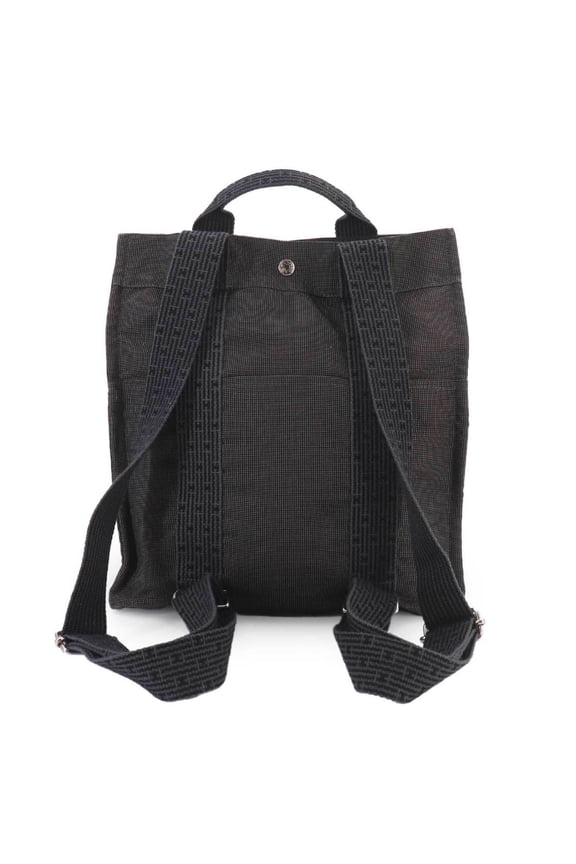 Pre-Owned Hermes Her Line Sac Ad MM Backpack, Canvas, Grey