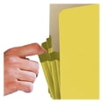 thumbnail image 2 of Smead Colored File Pockets Letter - 8 1/2" x 11" Sheet Size - 1 3/4" Expansion - Top Tab Location - 9 pt. Folder Thickness - Yellow - Recycled - 1 Each, 2 of 7