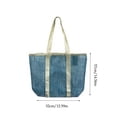 thumbnail image 3 of Kbndieu Beach Bags for Women, Large Foldable Zipper Beach Tote Bag for Travel Lightweight, Pool, Boat, 3 of 7