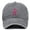 Grey, variant on Womens Pink Ribbon Embroidered Baseball Caps Breast Cancer Awareness Hats Trucker Cap Black