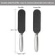 thumbnail image 3 of Kit de raspador de pie de acero inoxidable 1Double Side Foot File + 10pcs Papel de lija Pedicure Abanopi Raspador de pie, 3 of 5
